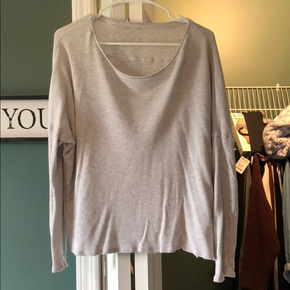 Gray shirt